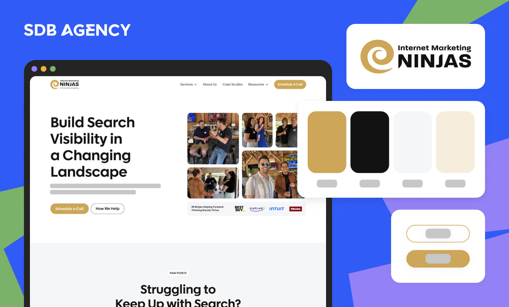 A graphic explaining how to choose the right brand colors